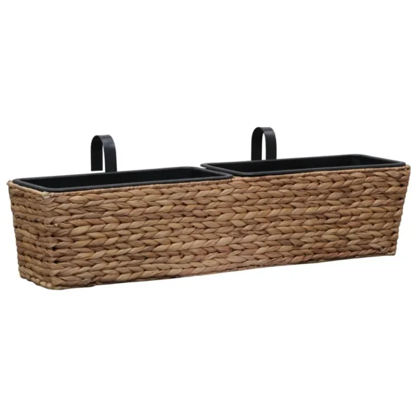 vidaXL Planters 2 pcs Water Hyacinth - Image 2