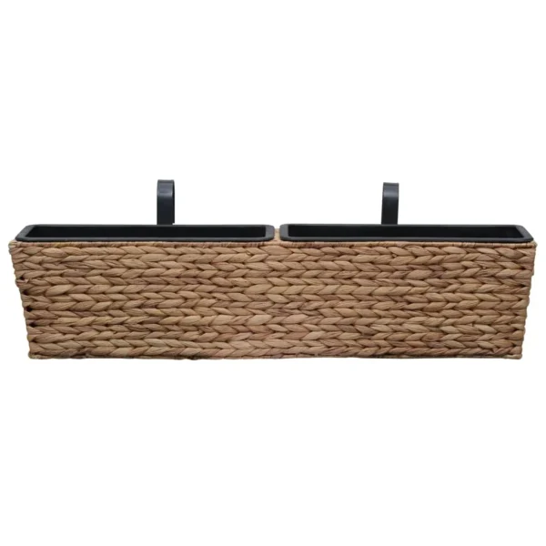 vidaXL Planters 2 pcs Water Hyacinth - Image 6