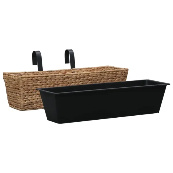 vidaXL Planters 2 pcs Water Hyacinth - Image 3