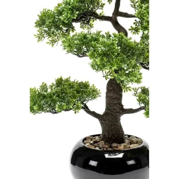 Emerald Artificial Ficus Mini Bonsai Green 47 cm 420006 - Image 2