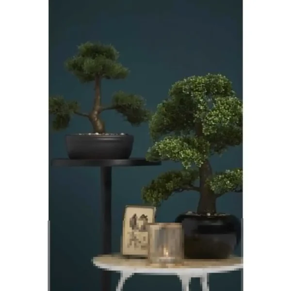 Emerald Artificial Ficus Mini Bonsai Green 47 cm 420006 - Image 3