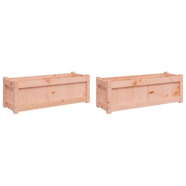 vidaXL Garden Planters 2 pcs Solid Wood Douglas - Image 2