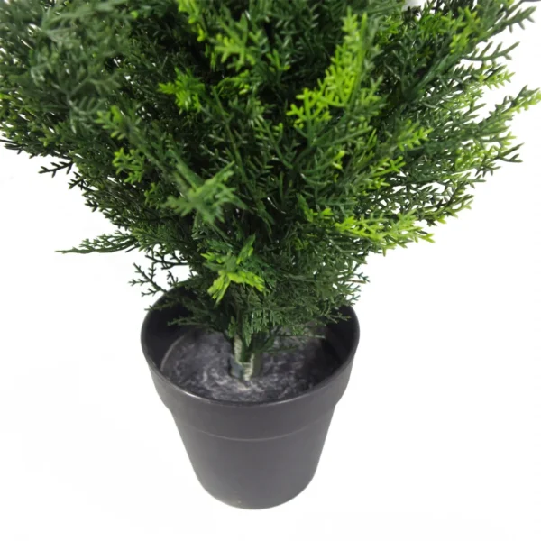 Artificial Cedar Cypress Topiary Tree Artificial 60cm Plant - Image 2