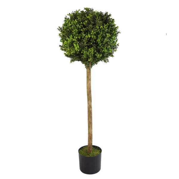 Artificial Boxwood Buxus Topiary Tree 120cm Buxus Trunk - Image 2