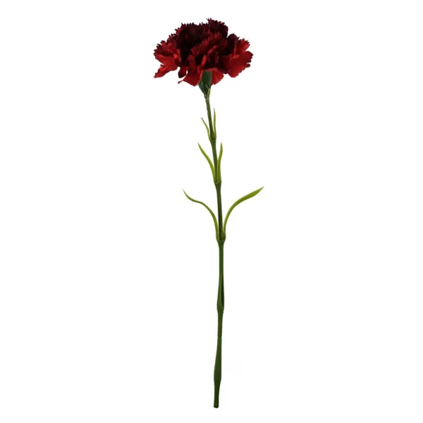 12 x Red Carnation Artificial Flower - Image 2