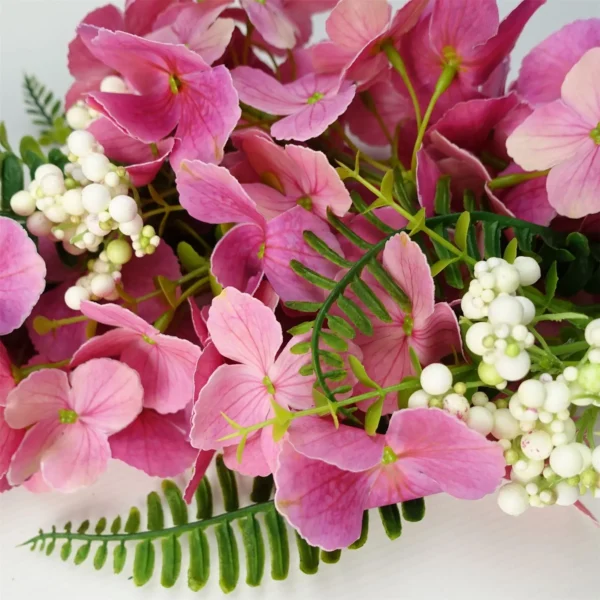 Artificial Hanging Plant Pink Blossom Garland - Image 2