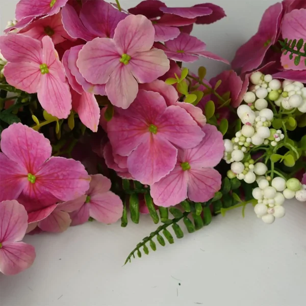 Artificial Hanging Plant Pink Blossom Garland - Image 3