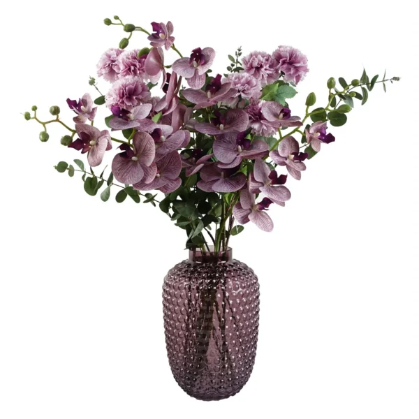 Artificial Flowers Phalaenopsis Orchid Purple Stem 100cm - Image 5