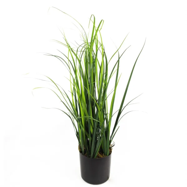 Artificial Grass Plant Peach Dusty Pink Ceramic Planter 60cm - Image 7