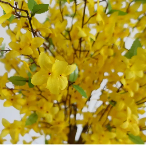 Artificial Forsythia Tree 60cm Leaf - Image 5