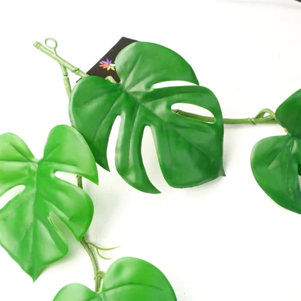 Artificial Hanging Plant Monstera Plant Pack x 6 - Image 2