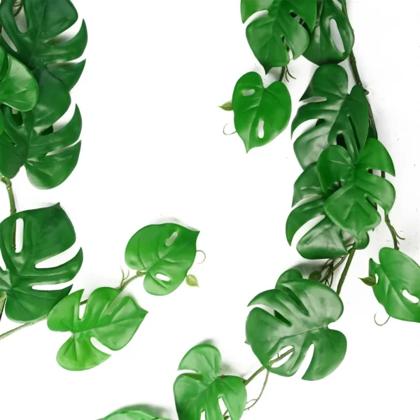 Artificial Hanging Plant Monstera Plant Pack x 6 - Image 5