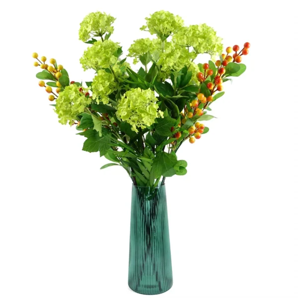 Artificial Foliage Orange Berry Spray 70cm - Image 4