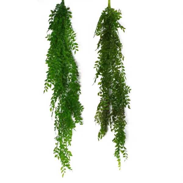 Artificial Hanging Fern Plant 100cm Pearls Fern Plant Pack x 6 - Image 4