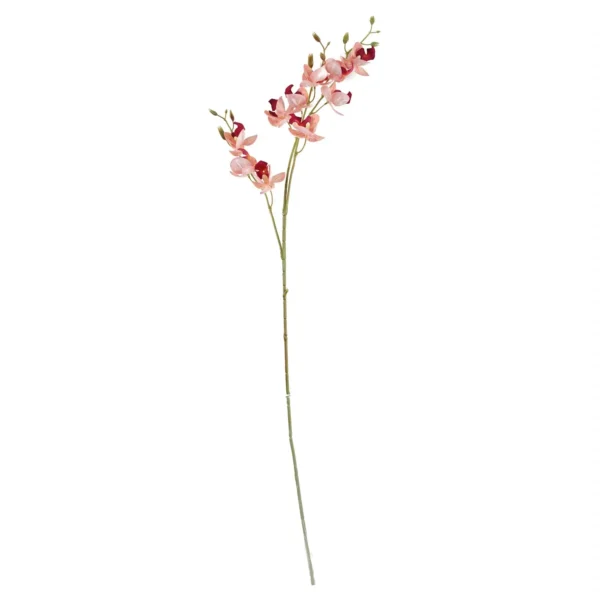 Artificial Flowers Pink Mini Orchid Stem 80cm - Image 2