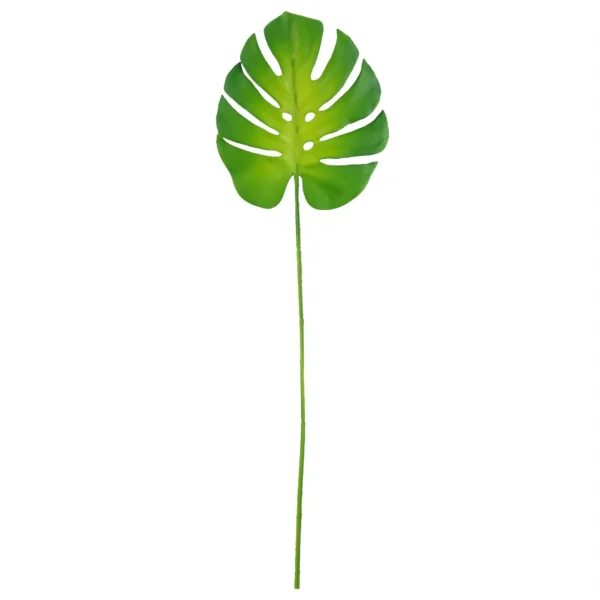 Artificial Foliage Single Monstera Leaf 55cm - Image 2