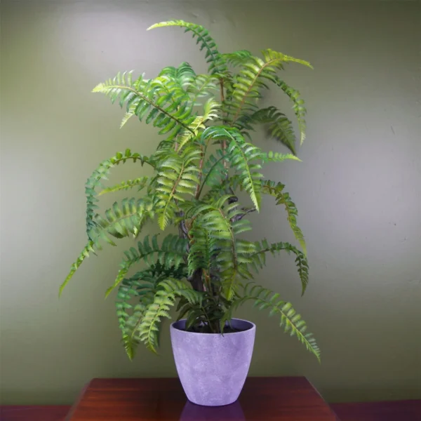 Artificial Fern Tree in Decorative Planter 70cm