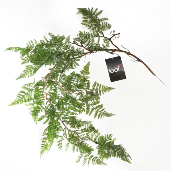 Artificial Hanging Plant 100cm Maidenhair Fern Plant - Image 3