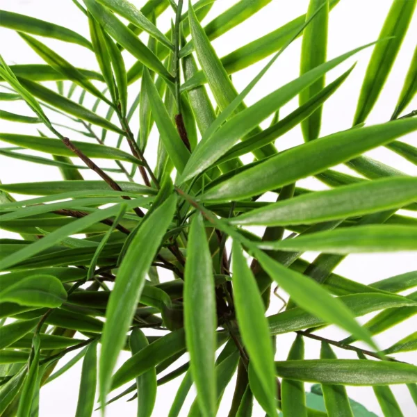 Artificial Fern Plant Realistic 40cm Artificial Bamboo Palm Bush Plant - Image 4