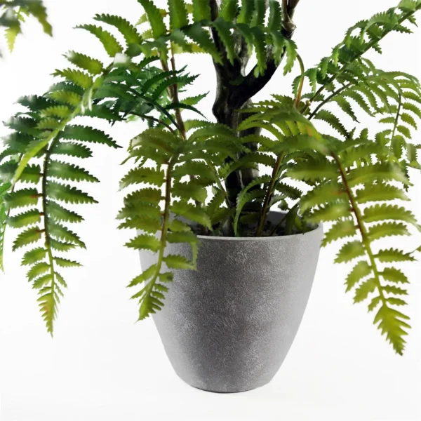 Artificial Fern Tree Plant in Decorative Planter - Image 2