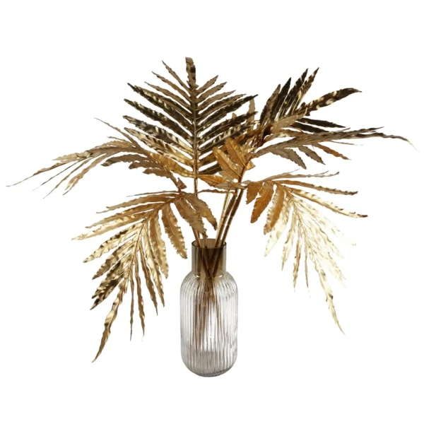 Artificial Foliage Gold Palm Leaf 95cm - Image 2