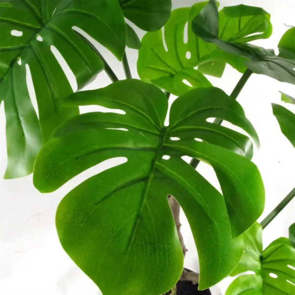 Artificial Monstera Plant Cheese Plant Twisted 120cm 120cm - Image 3