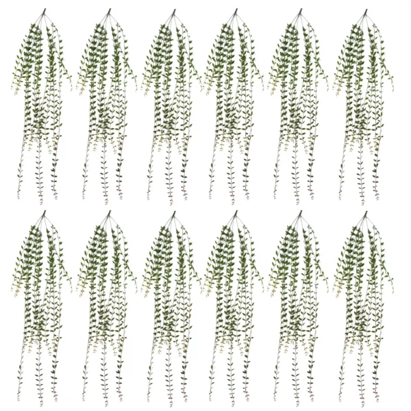 Artificial Large Long Hanging String of Pearls Bundle - Pack of 12