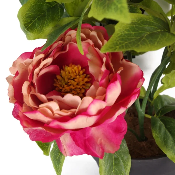 Artificial Peony Plant Flowers Plant Pink - Image 2