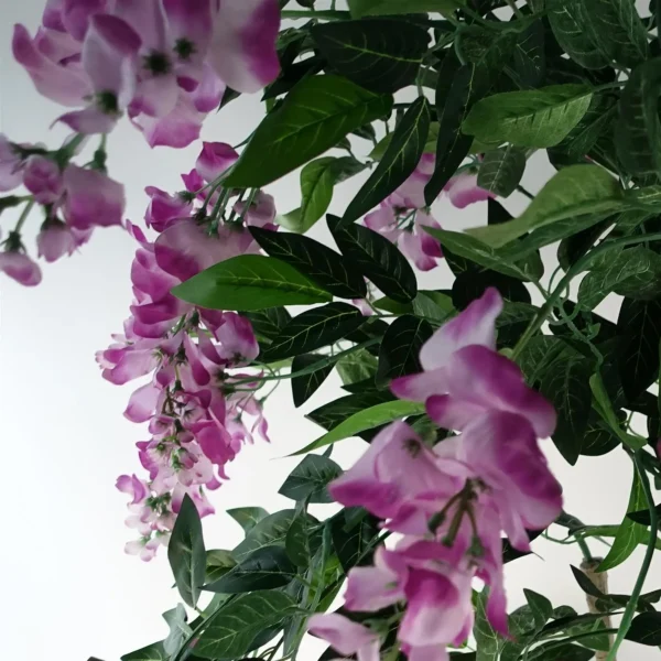 Artificial Pink Purple Wisteria Tree - Image 2