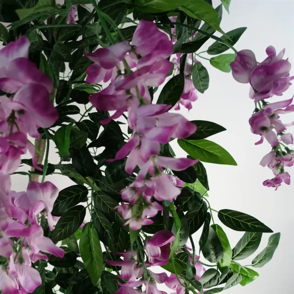 Artificial Pink Purple Wisteria Tree - Image 3