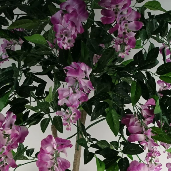 Artificial Pink Purple Wisteria Tree - Image 4