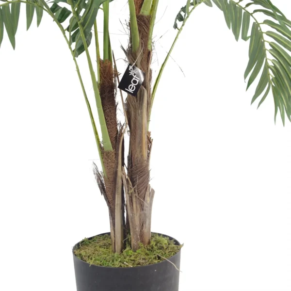 Artificial Palm Tree 120cm Luxury Silver Planter - Image 3