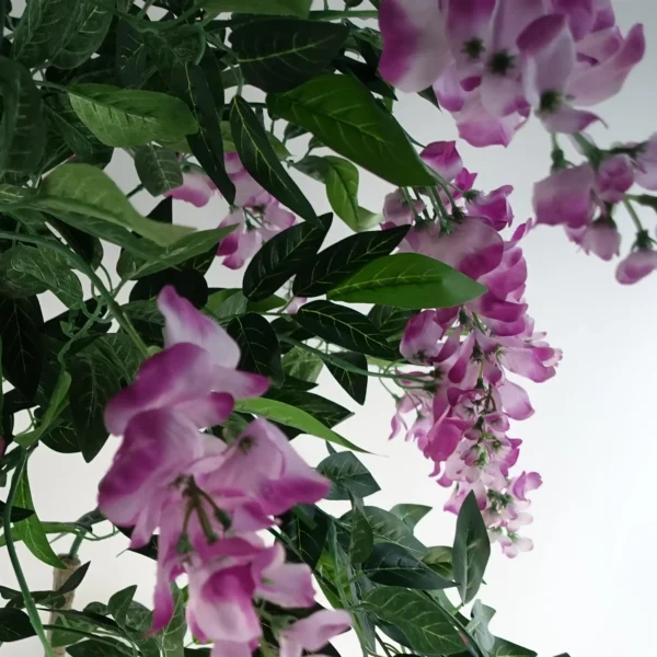 Artificial Wisteria Tree 150cm Artificial Purple Pink - Image 3