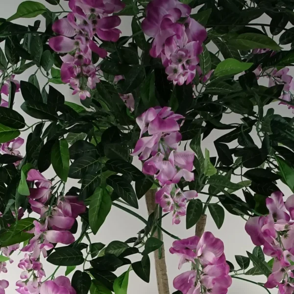 Artificial Wisteria Tree 150cm Artificial Purple Pink - Image 5