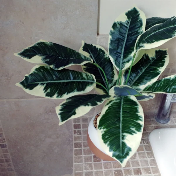 Artificial Pothos Variegated Plant Planter 40cm - Image 3