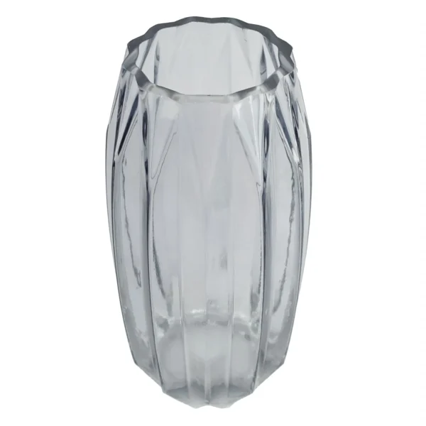 Glass Vase Clear Contemporary Glass Vase 30cm - Image 3