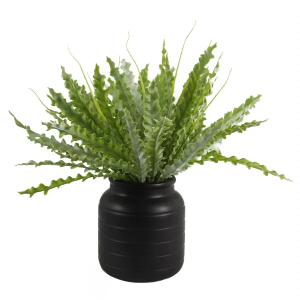 Ceramic Plant Vase Pot Flower Planter Black 13 x 13 x 14cm - Image 6