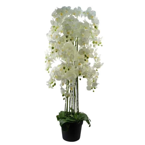 Giant White Orchid Plant - Artificial - 189 flowers REAL TOUCH