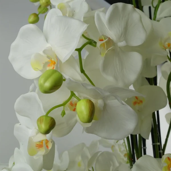 Giant White Orchid Plant - Artificial - 189 flowers REAL TOUCH - Image 2