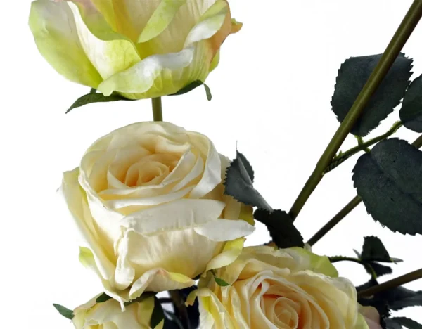 Cream Rose Artificial Flowers - Image 4