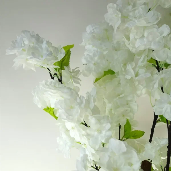 Artificial White Blossom Tree - Image 3