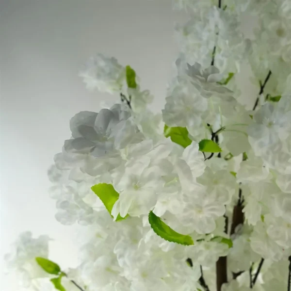 Artificial White Blossom Tree - Image 4