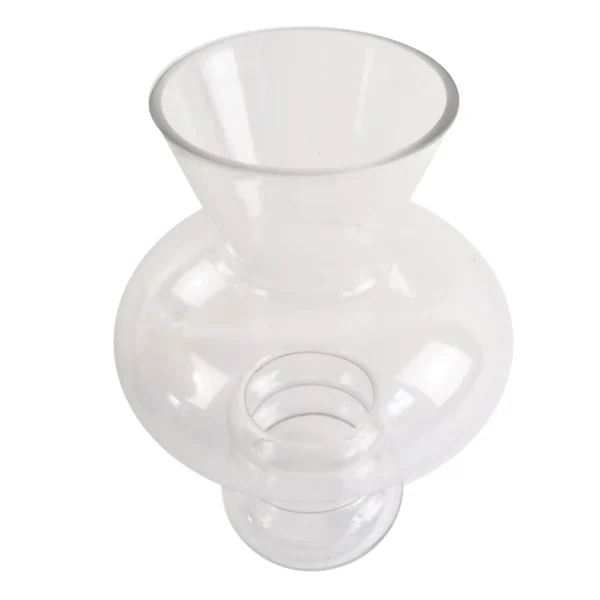 Glass Vase Bubble Clear Glass Vase 35cm - Image 3