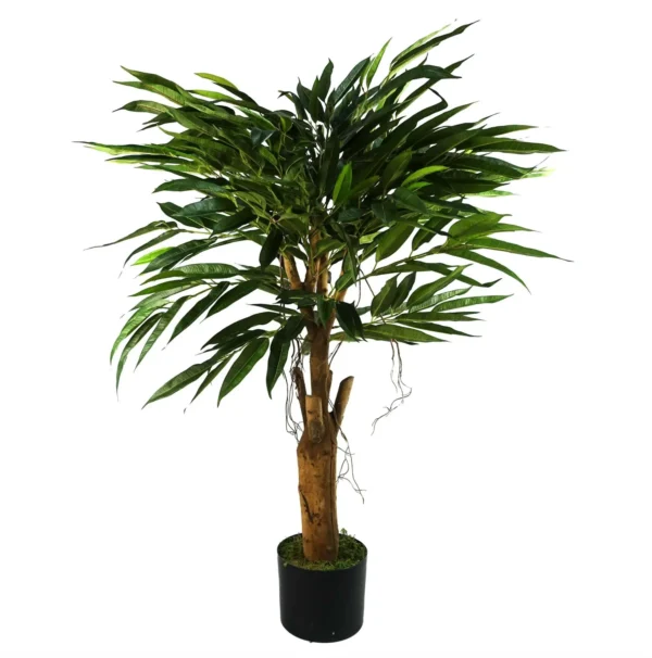 Leaf Design 100cm Longifolia Ficus Tree Artificial Natural Trunk