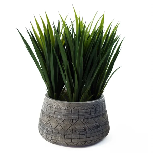 Large Composite Embossed Planter - Image 7