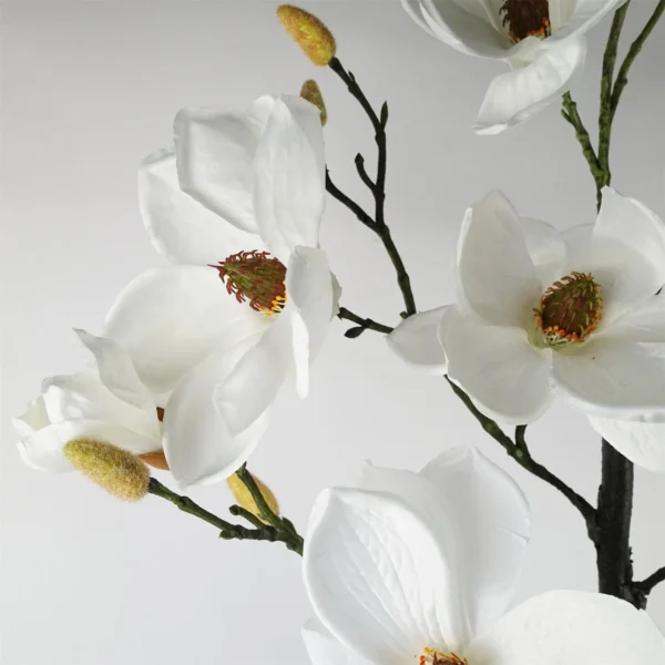 Magnolia Artificial Tree White Potted - Image 2