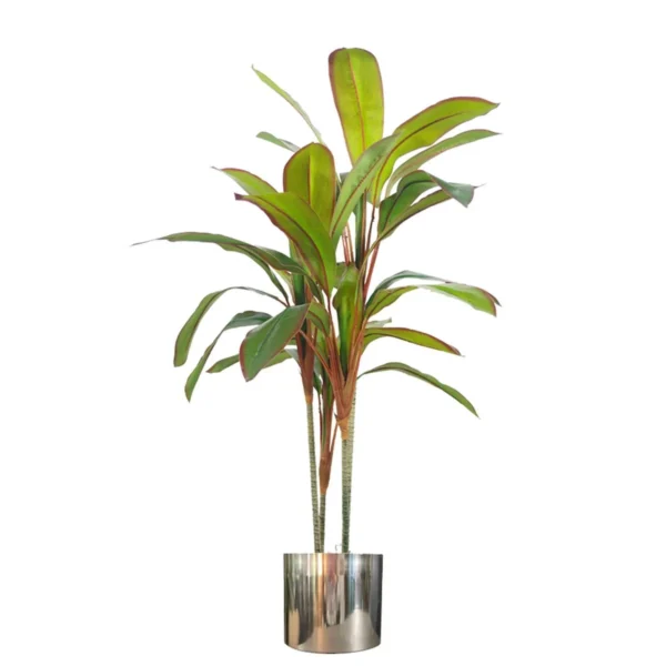 Metal Planter Polished Silver Finish 20 x 18cm - Image 7