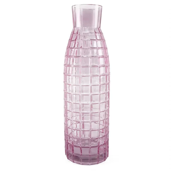 Leaf 100cm Pink Lily and Fern Display Glass Vase - Image 4