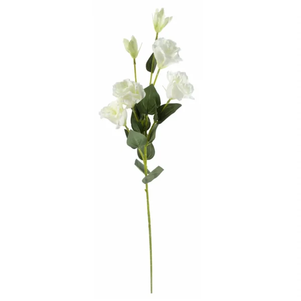 Leaf 70cm Grey Glass Vase Artificial Orchids and Roses - Image 2