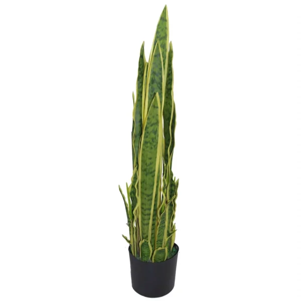 Tropical Artificial Plants 55cm Sansevieria Trifasciata Plants - Image 3